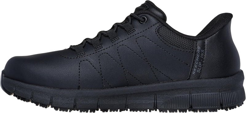 SKECHERS Women's Work Hands Free Slip Ins Nampa-Cottonbud Bungee Athletic Sr Shoes - Image 5